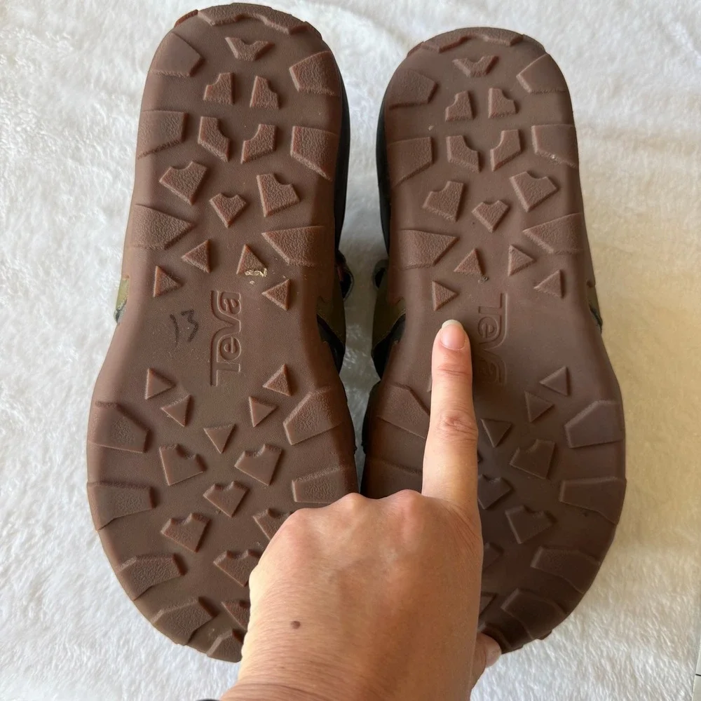 Teva Men's Flintwood Olive Green‎ Outdoor Sport Water Sandals Size 11
